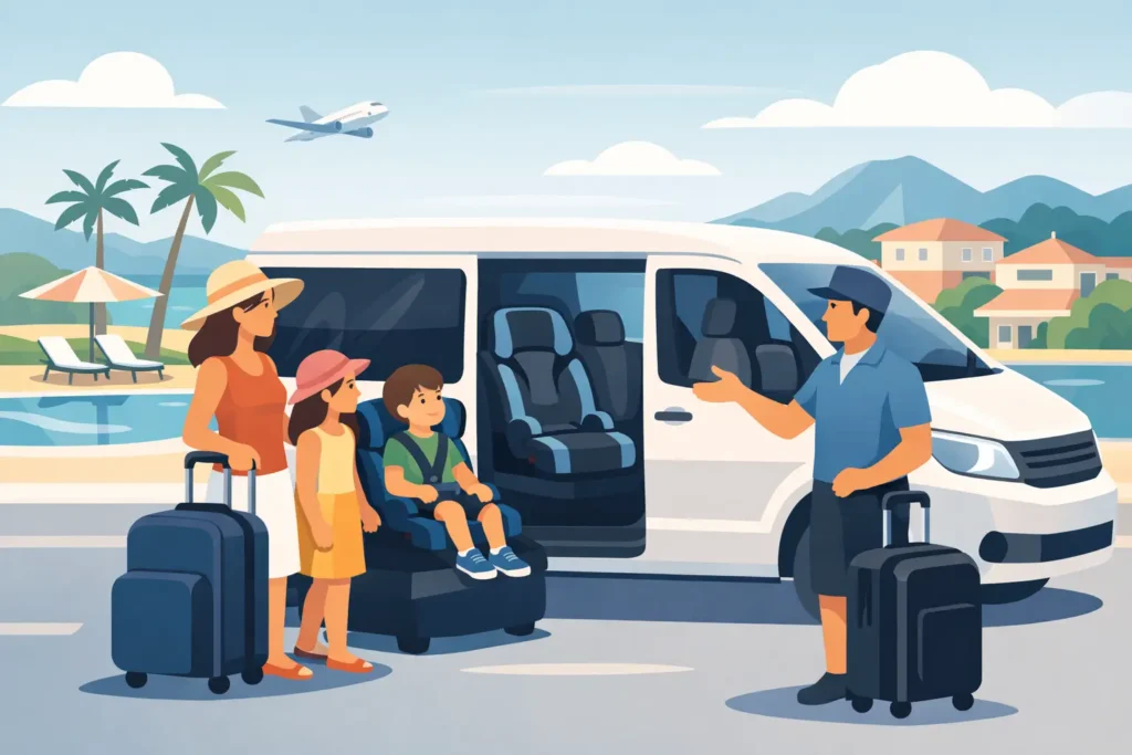 Resort Transfer With Booster Seats Made Easy