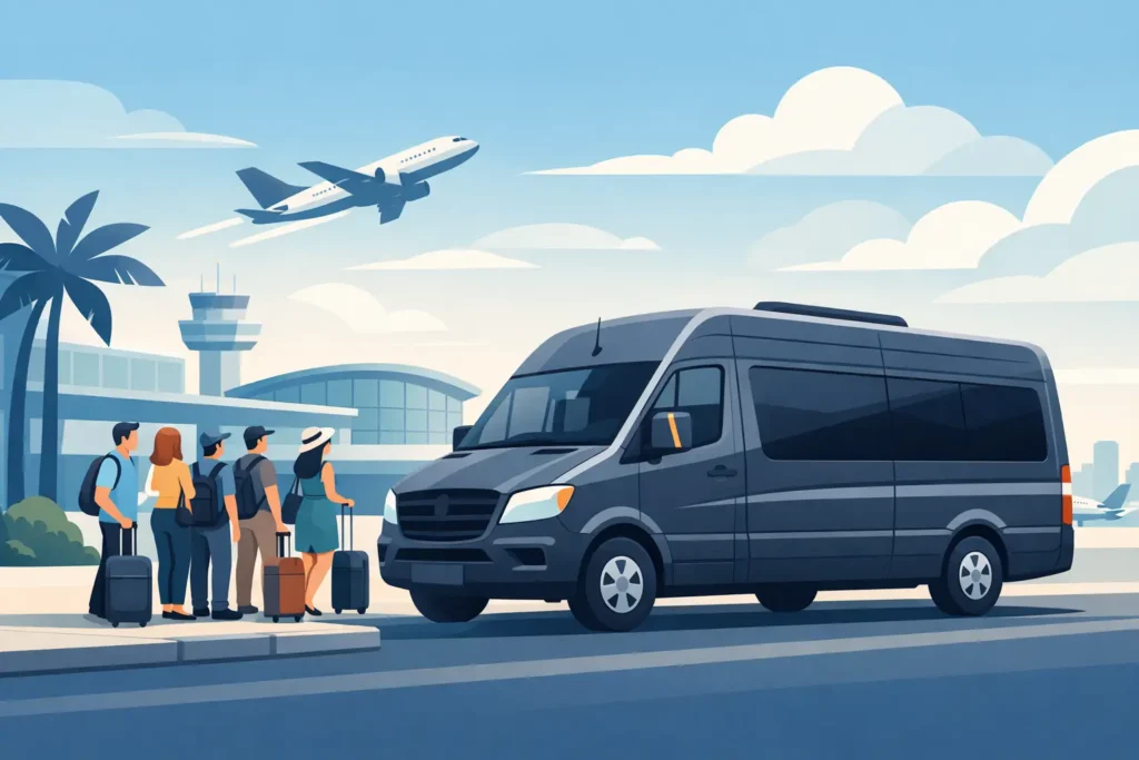 Sprinter Van Airport Transportation for Orlando Groups